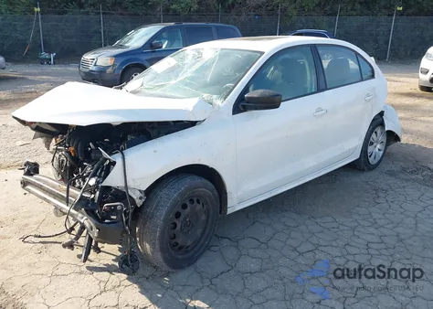 2012 Volkswagen Jetta S из США, поврежденный, VIN 3VW1K7AJ6CM348365